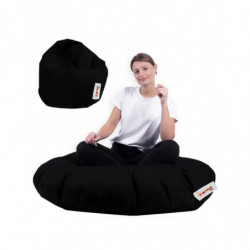 Puf de jardín Iyzi 100 Cushion Negro Practica Hogar