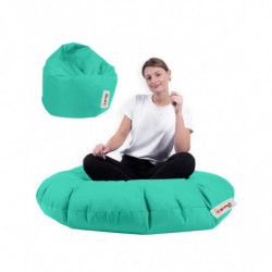 Puf de jardín Iyzi 100 Cushion Turquesa Practica Hogar