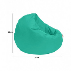 Puf de jardín Iyzi 100 Cushion Turquesa Practica Hogar