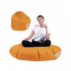 Puf de jardín Iyzi 100 Cushion Naranja Practica Hogar