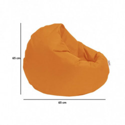 Puf de jardín Iyzi 100 Cushion Naranja Practica Hogar
