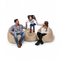 Puf de jardín Iyzi 100 Cushion Visón Practica Hogar