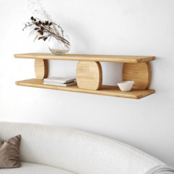 Estante de pared Modena Roble Practica Hogar