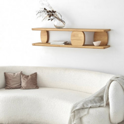 Estante de pared Modena Roble Practica Hogar