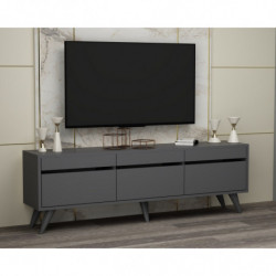 Mueble TV River Antracita Practica Hogar