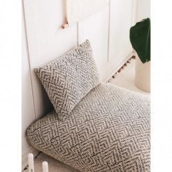 Almohadón Dokuma Zikzak Gris Practica Hogar