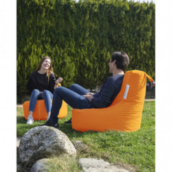 Puf de jardín Eva Sport Naranja Practica Hogar