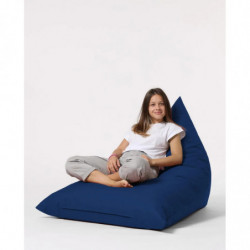 Puf de jardín Pyramid Big Bed Azul Oscuro Practica Hogar