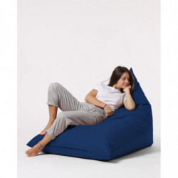 Puf de jardín Pyramid Big Bed Azul Oscuro Practica Hogar