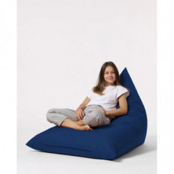 Puf de jardín Pyramid Big Bed Azul Oscuro Practica Hogar