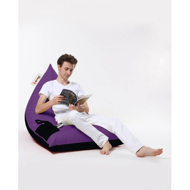 Puf de jardín Pyramid Large Double Color Bed Púrpura Practica Hogar Puf de jardín Pyramid Large Double Color Bed Púrpura Practica Hogar