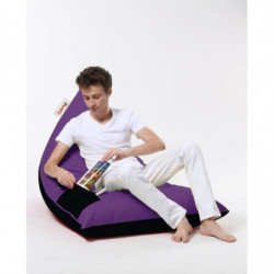 Puf de jardín Pyramid Large Double Color Bed Púrpura Practica Hogar