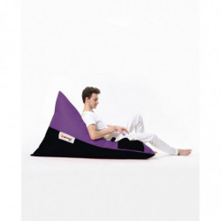 Puf de jardín Pyramid Large Double Color Bed Púrpura Practica Hogar