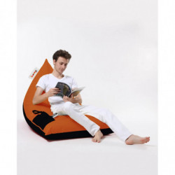Puf de jardín Pyramid Large Double Color Bed Naranja Practica Hogar