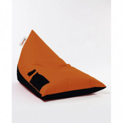 Puf de jardín Pyramid Large Double Color Bed Naranja Practica Hogar
