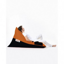 Puf de jardín Pyramid Large Double Color Bed Naranja Practica Hogar