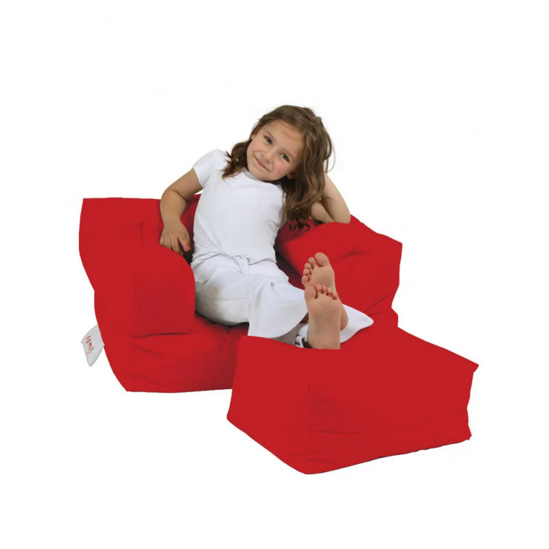 Puf de jardín Kids Single Seatfe Rojo Practica Hogar Puf de jardín Kids Single Seatfe Rojo Practica Hogar
