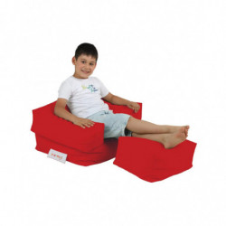 Puf de jardín Kids Single Seatfe Rojo Practica Hogar