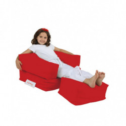 Puf de jardín Kids Single Seatfe Rojo Practica Hogar