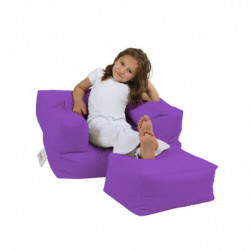 Puf de jardín Kids Single Seatfe Púrpura Practica Hogar
