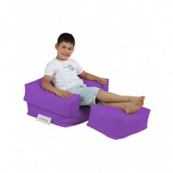 Puf de jardín Kids Single Seatfe Púrpura Practica Hogar