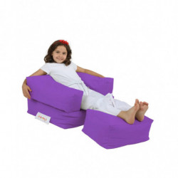 Puf de jardín Kids Single Seatfe Púrpura Practica Hogar
