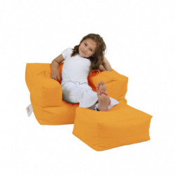 Puf de jardín Kids Single Seatfe Naranja Practica Hogar