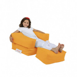 Puf de jardín Kids Single Seatfe Naranja Practica Hogar