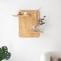 Estante de pared Matilda Roble Practica Hogar