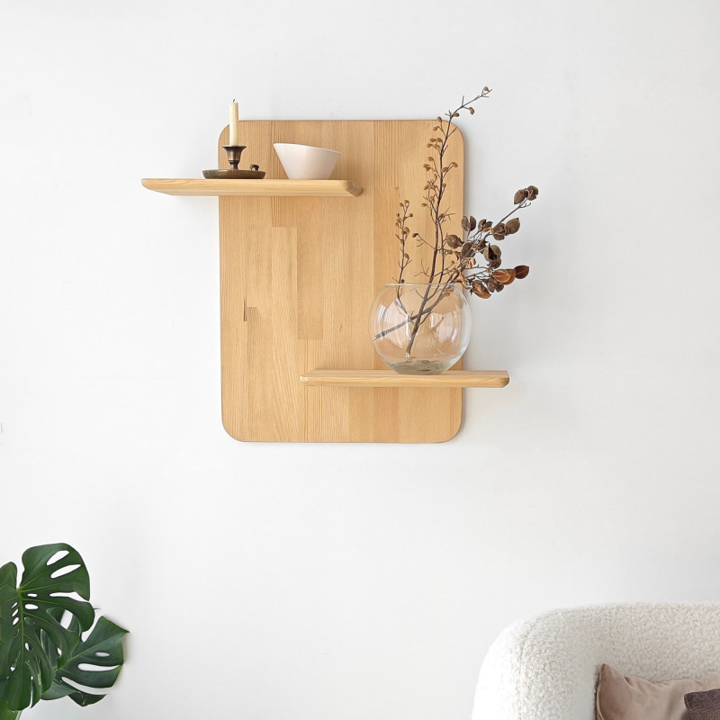Estante de pared Matilda Roble Practica Hogar