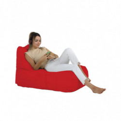 Puf de jardín Trendy Comfort Bed Rojo Practica Hogar
