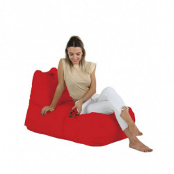Puf de jardín Trendy Comfort Bed Rojo Practica Hogar