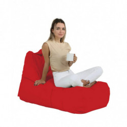 Puf de jardín Trendy Comfort Bed Rojo Practica Hogar