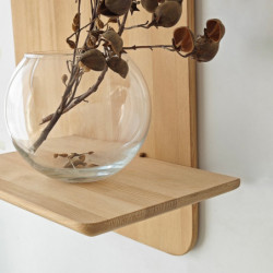 Estante de pared Matilda Roble Practica Hogar