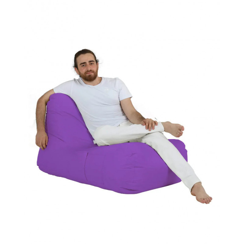 Puf de jardín Trendy Comfort Bed Púrpura Practica Hogar Puf de jardín Trendy Comfort Bed Púrpura Practica Hogar