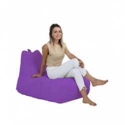 Puf de jardín Trendy Comfort Bed Púrpura Practica Hogar