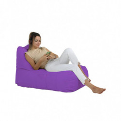 Puf de jardín Trendy Comfort Bed Púrpura Practica Hogar