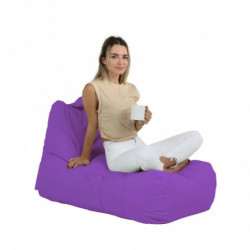 Puf de jardín Trendy Comfort Bed Púrpura Practica Hogar