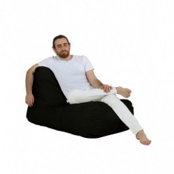 Puf de jardín Trendy Comfort Bed Negro Practica Hogar