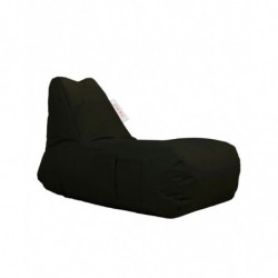 Puf de jardín Trendy Comfort Bed Negro Practica Hogar