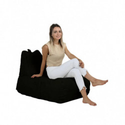 Puf de jardín Trendy Comfort Bed Negro Practica Hogar