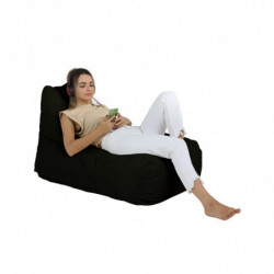 Puf de jardín Trendy Comfort Bed Negro Practica Hogar