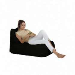 Puf de jardín Trendy Comfort Bed Negro Practica Hogar