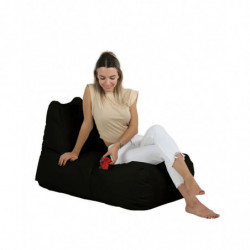 Puf de jardín Trendy Comfort Bed Negro Practica Hogar