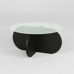 Mesa de centro Bubble Negro Practica Hogar