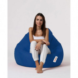 Puf de jardín Premium XXL Azul Practica Hogar