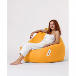 Puf de jardín Premium XXL Amarillo Practica Hogar