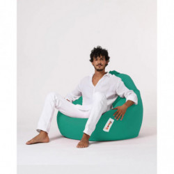 Puf de jardín Premium XXL Turquesa Practica Hogar