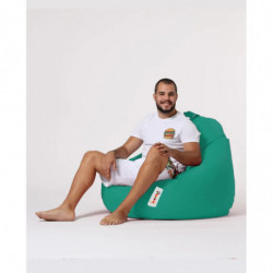 Puf de jardín Premium XXL Turquesa Practica Hogar