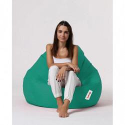 Puf de jardín Premium XXL Turquesa Practica Hogar